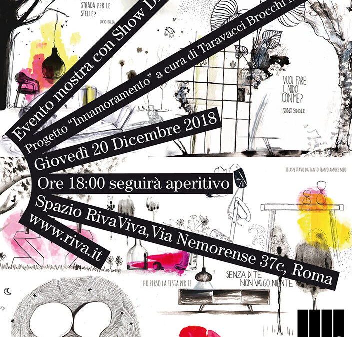 Falling in love RivaViva… Thursday 20 from 6 pm  Show drawing and Christmas appetizer