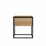 26869 oak monolit bedside table - 1 drawer_f