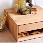 51175 oak nordic bedside table