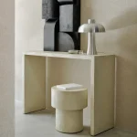 26420_Elements_console_microcement_off_white_26410_Elements_side_table_microcement_mushroom_shape_off_white_det_web