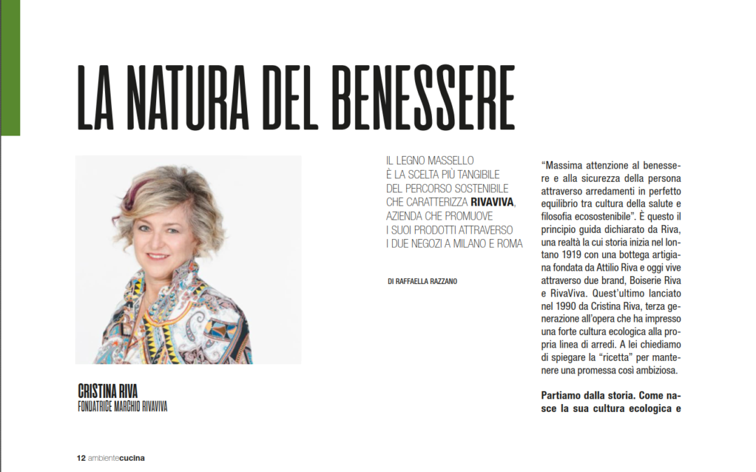 Ambiente cucina – La natura del benessere