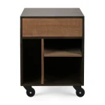 10136_Teak_Oscar_drawer_unit_1_drawer_front_cut_WEB