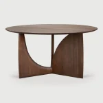 product_wf_10513_Geometric_dining_table_varnished_teak_brown_round_side01_WEB