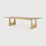 53061 Geometric meeting table - varnished oak - 313x140x76_side_WEB
