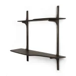 35062_PI_wall_mounted_desk_varnished_mahogany_dark_brown_1_shelf_side_cut_HQ