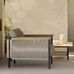 60216_Corbey_outdoor_lounge_chair_oyster_fabric_60218_Corbey_2seater_sofa_60617_60618_Corbey_coffee_table_HQ